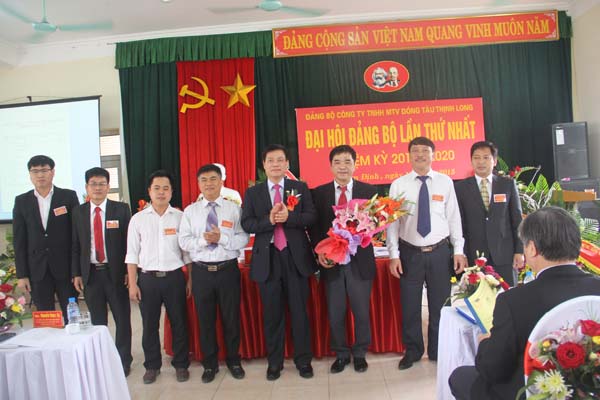 Ngày 19 - 20/3/2015 Công ty TNHH MTV Đóng tàu Thịnh Long (Thinh Long shipyard) long trọng tổ chức Đại hội Đảng bộ Công ty lần thứ nhất nhiệm kỳ 2015 – 2020.